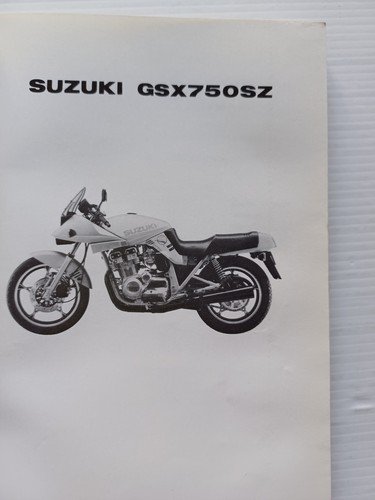 Suzuki GSX 750 SZ KATANA 1981 catalogo ricambi originale PARTS …