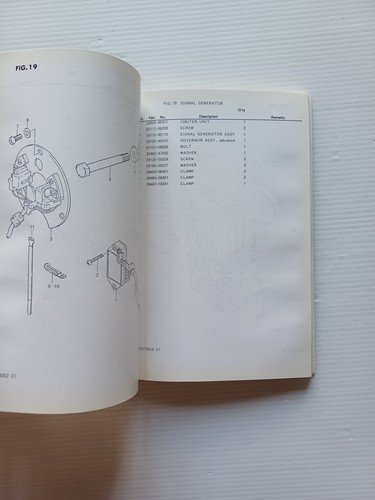 Suzuki GSX 750 SZ KATANA 1981 catalogo ricambi originale PARTS …