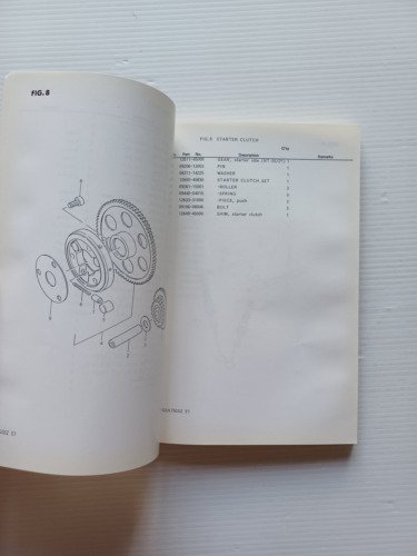 Suzuki GSX 750 SZ KATANA 1981 catalogo ricambi originale PARTS …