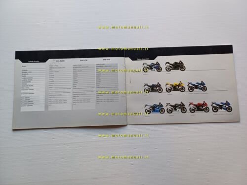 Suzuki GSX-R 1000 - 750 - 600 2005 depliant originale …