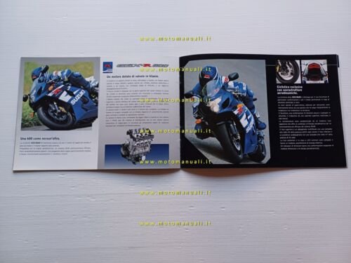 Suzuki GSX-R 1000 - 750 - 600 2005 depliant originale …