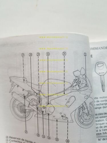 SUZUKI GSX-R 1000 2000-01 manuale uso manutenzione FRANCESE libretto originale
