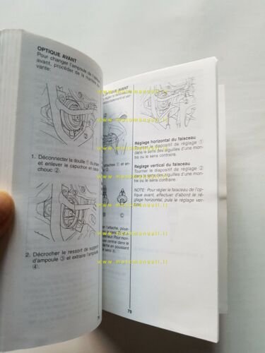 SUZUKI GSX-R 1000 2000-01 manuale uso manutenzione FRANCESE libretto originale