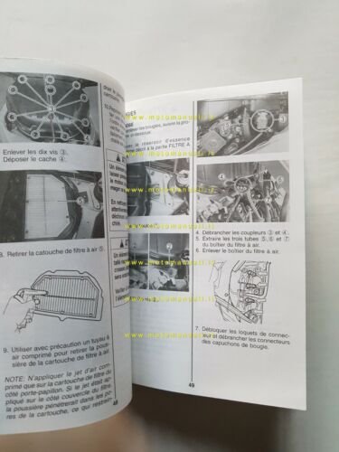 SUZUKI GSX-R 1000 2000-01 manuale uso manutenzione FRANCESE libretto originale