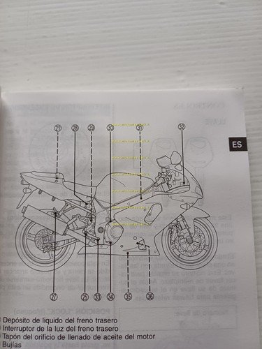 SUZUKI GSX-R 1000 2000-01 manuale uso manutenzione libretto italiano originale