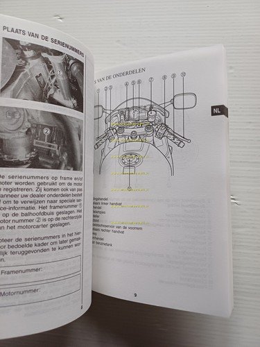 SUZUKI GSX-R 1000 2000-01 manuale uso manutenzione libretto italiano originale
