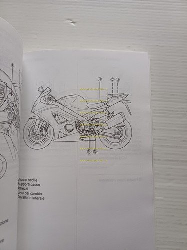 SUZUKI GSX-R 1000 2006-07 manuale uso manutenzione libretto italiano originale