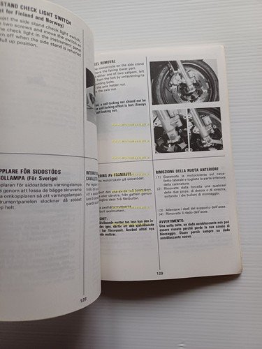 Suzuki GSX-R 1100 1985-86 manuale uso manutenzione italiano originale
