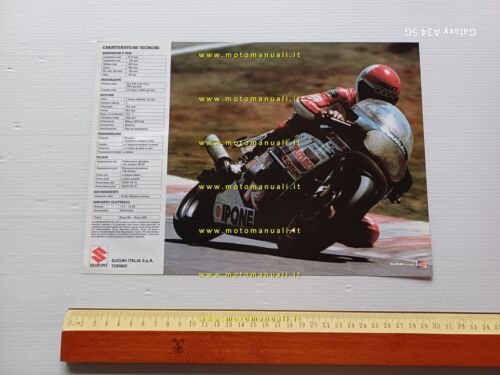Suzuki GSX-R 1100 1985 depliant italiano originale