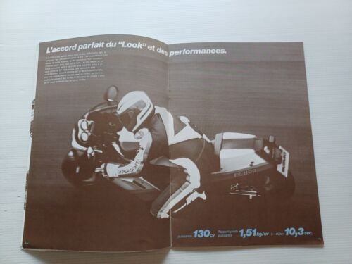 Suzuki GSX-R 1100 1985 Presentazione Cartella Stampa depliant francese originale