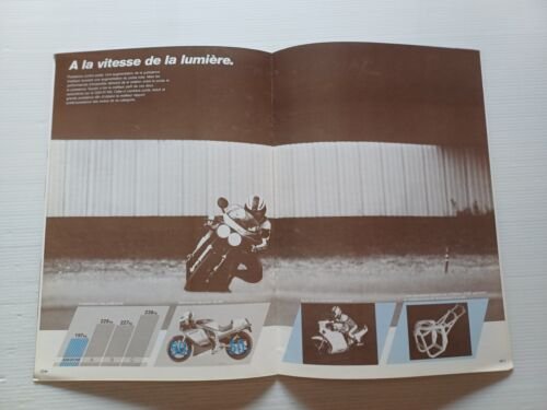 Suzuki GSX-R 1100 1985 Presentazione Cartella Stampa depliant francese originale