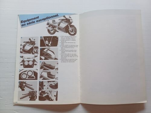 Suzuki GSX-R 1100 1985 Presentazione Cartella Stampa depliant francese originale