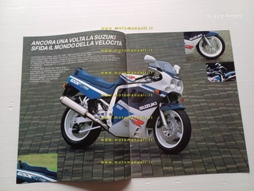 Suzuki GSX-R 1100 1988-89 depliant originale italiano