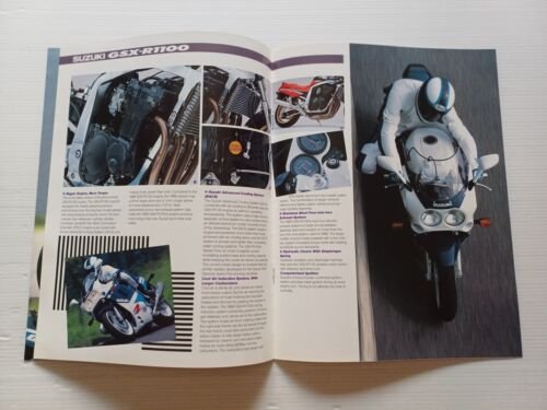 Suzuki GSX-R 1100 1988 depliant inglese originale