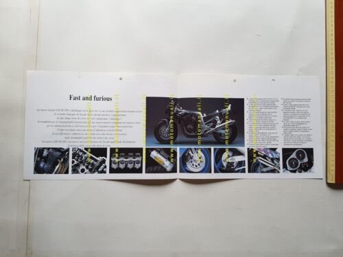 Suzuki GSX-R 1100 1991 depliant originale italiano genuine brochure