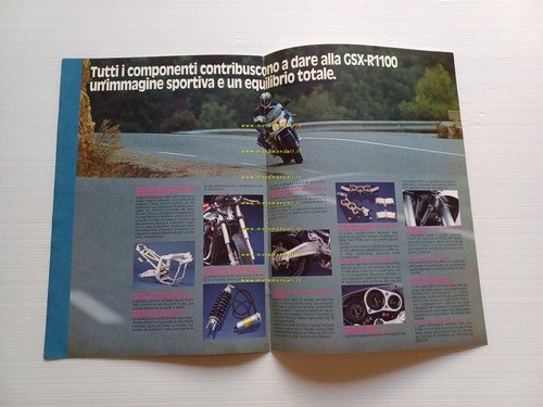 Suzuki GSX-R 1100 1993 depliant originale italiano
