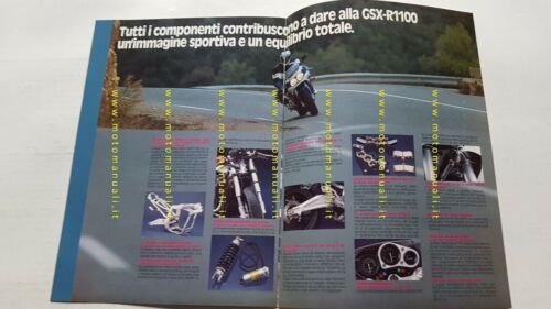 Suzuki GSX-R 1100 1993 depliant originale italiano genuine brochure