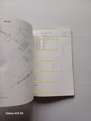 Suzuki GSX-R 1100 G-H 1986 catalogo ricambi originale spare parts …