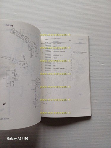 Suzuki GSX-R 1100 G-H 1986 catalogo ricambi originale spare parts …