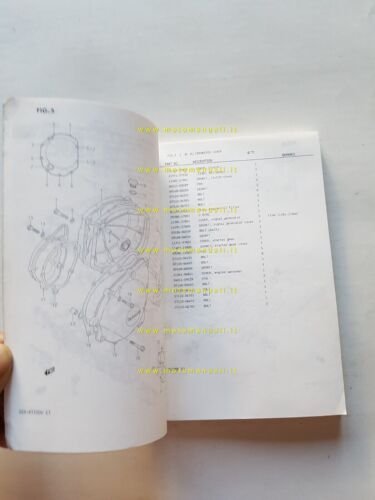 Suzuki GSX-R 1100 G-H 1987 catalogo ricambi originale spare parts …