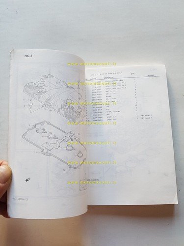 Suzuki GSX-R 1100 G-H 1987 catalogo ricambi originale spare parts …
