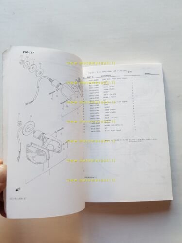 Suzuki GSX-R 1100 G-H 1987 catalogo ricambi originale spare parts …
