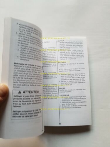 SUZUKI GSX-R 600 2000 manuale uso manutenzione FRANCESE libretto originale