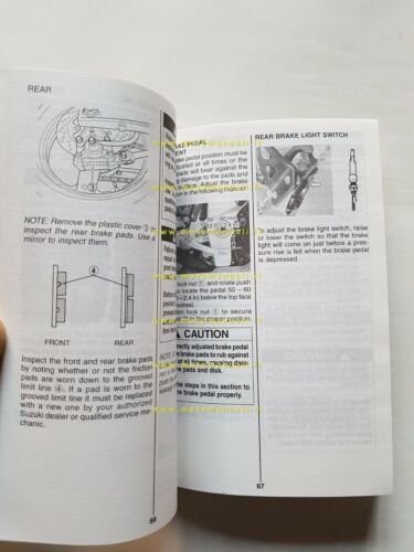 SUZUKI GSX-R 600 2000 manuale uso manutenzione INGLESE libretto originale