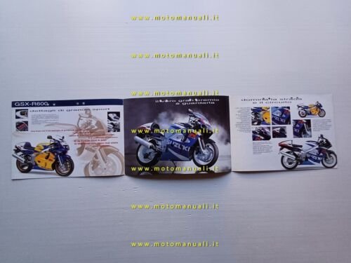 Suzuki GSX-R 600 SRAD 2000 depliant originale italiano