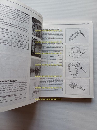 Suzuki GSX-R 750 1985-87 manuale officina inglese originale