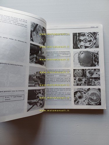 Suzuki GSX-R 750 1985-87 manuale officina inglese originale