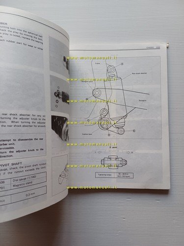 Suzuki GSX-R 750 1985-87 manuale officina inglese originale