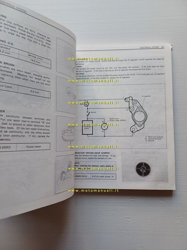 Suzuki GSX-R 750 1985-87 manuale officina inglese originale