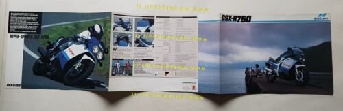 Suzuki GSX-R 750 1986 depliant INGLESE originale