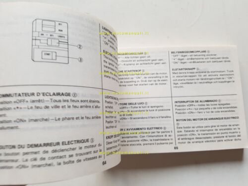 Suzuki GSX-R 750 1987 manuale uso manutenzione libretto originale italiano