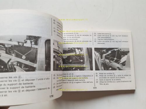 Suzuki GSX-R 750 1987 manuale uso manutenzione libretto originale italiano