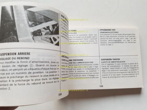 Suzuki GSX-R 750 1987 manuale uso manutenzione libretto originale italiano