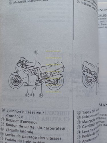 Suzuki GSX-R 750 1990-91 manuale uso manutenzione libretto originale italiano
