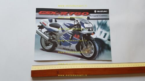 Suzuki GSX-R 750 1998 depliant italiano originale