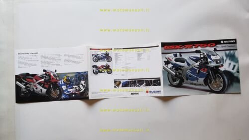 Suzuki GSX-R 750 1998 depliant italiano originale