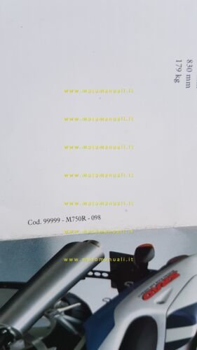 Suzuki GSX-R 750 1998 depliant italiano originale