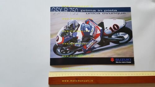 Suzuki GSX-R 750 2000 depliant italiano originale