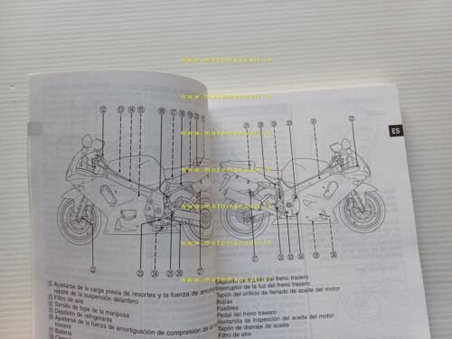 Suzuki GSX-R 750 2000 manuale uso manutenzione libretto originale italiano