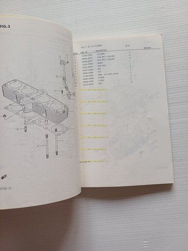SUZUKI GSX-R 750 F 1985 catalogo ricambi originale