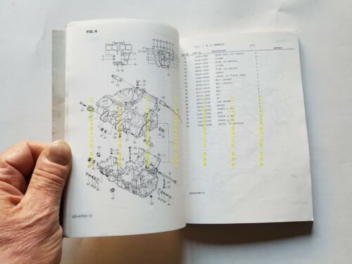 Suzuki GSX-R 750 F-G-XG-H-XH 1985-86 catalogo ricambi originale parts catalog
