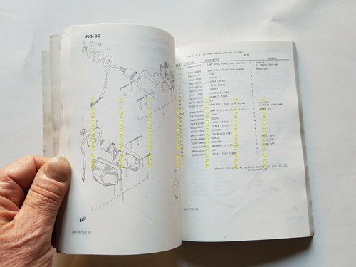 Suzuki GSX-R 750 F-G-XG-H-XH 1985-86 catalogo ricambi originale parts catalog