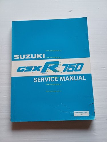 SUZUKI GSX-R 750 G- R- H 1986-87 manuale officina originale …