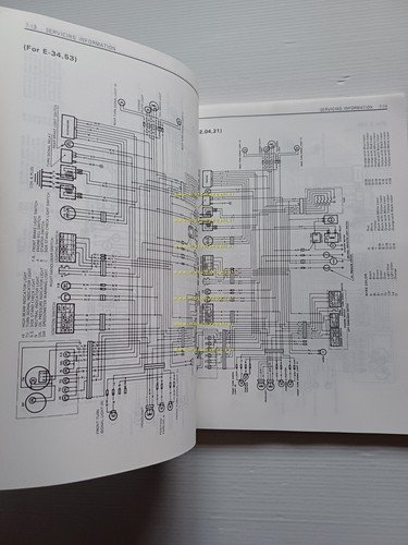 SUZUKI GSX-R 750 G- R- H 1986-87 manuale officina originale …