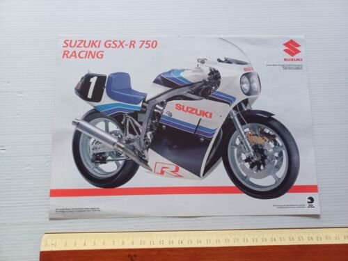 SUZUKI GSX-R 750 Racing - GSX-R 750 F 1985 depliant …