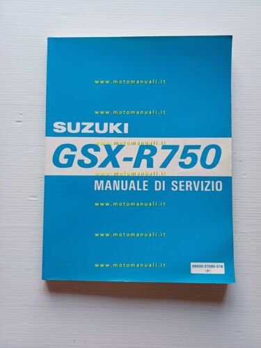 SUZUKI GSX-R 750 T 1996 manuale officina italiano originale